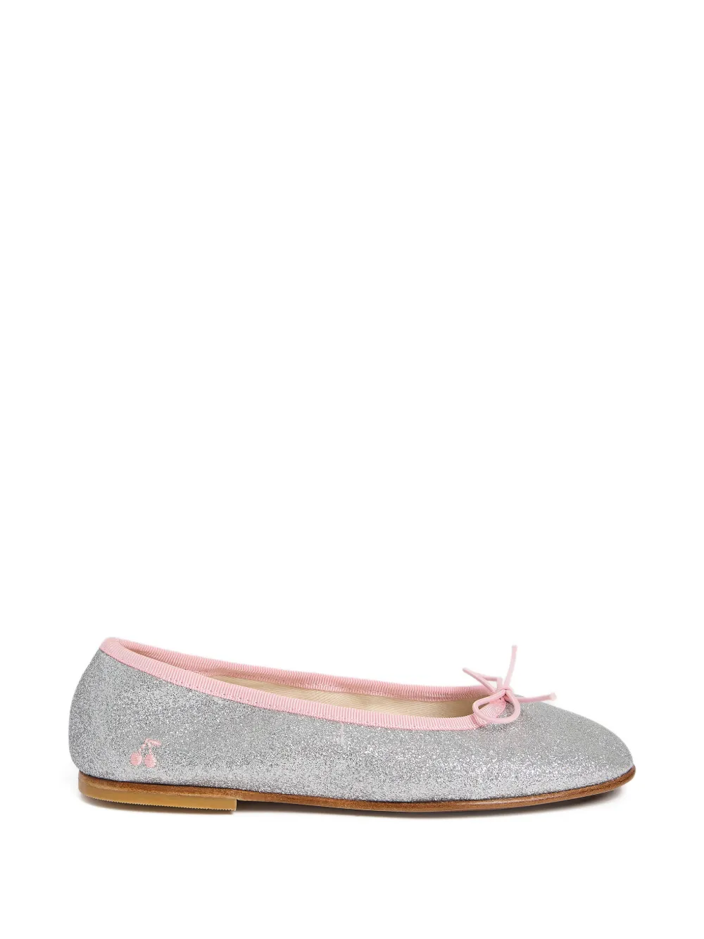 Bonpoint Lisa ballerina's met glitter Zilver