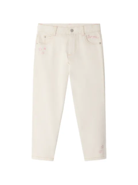 Bonpoint Eloha embroidered-detail denim