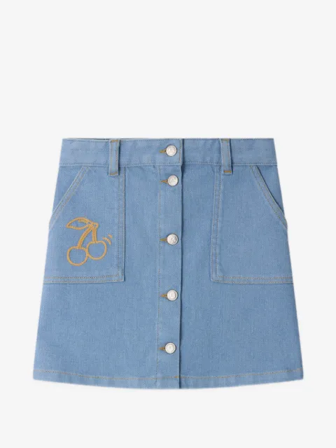 Bonpoint Dexie denim skirt