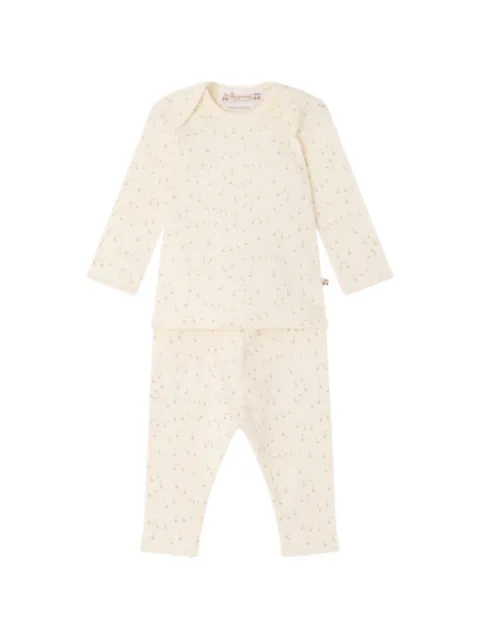Bonpoint music-note-print pajamas set (set of two)
