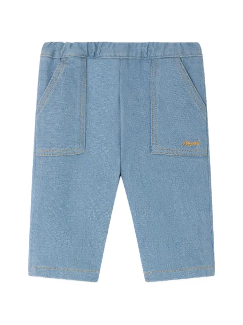 Bonpoint Thursday logo-embroidered jeans