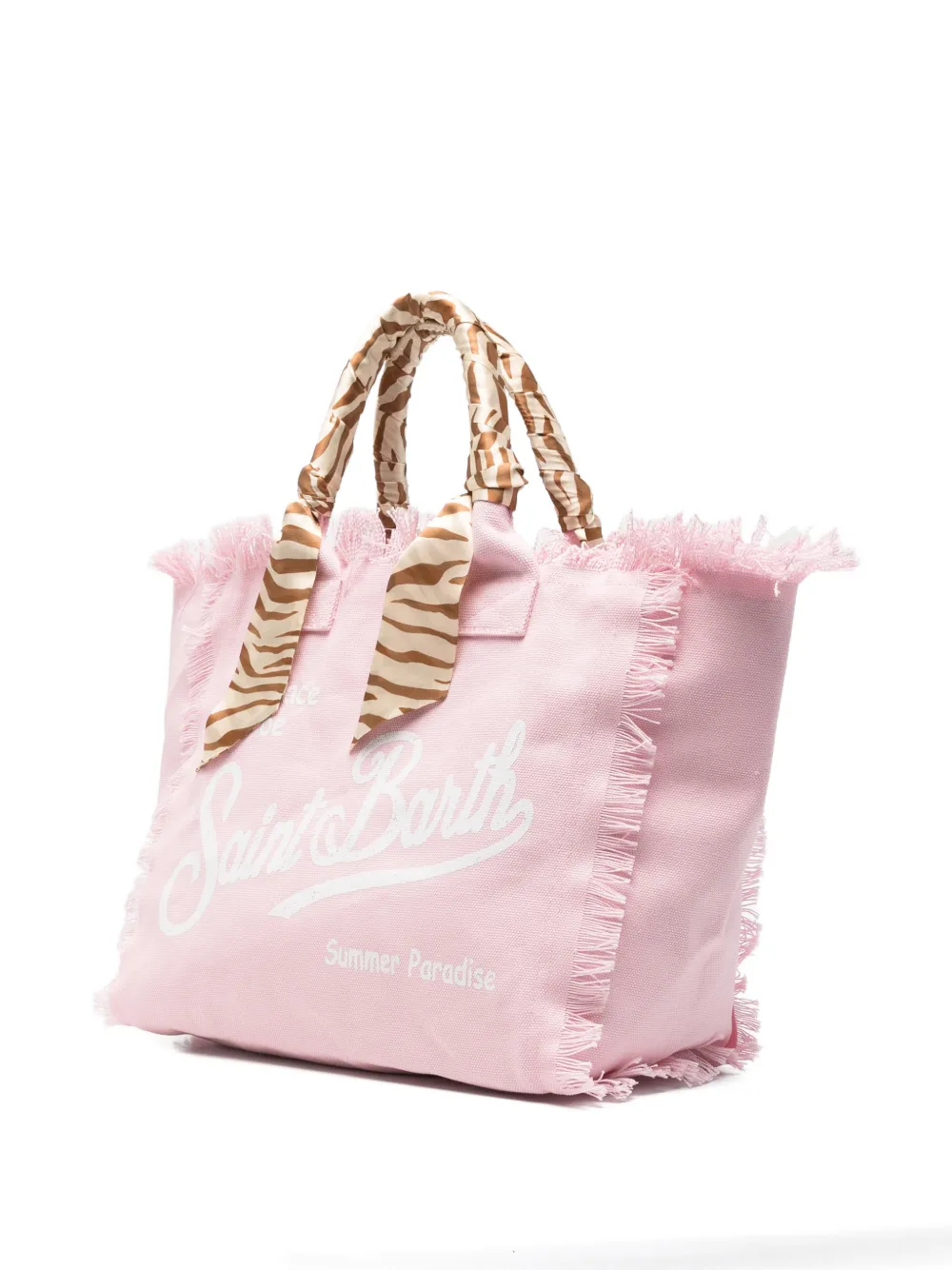 MC2 Saint Barth Vanity Foulard shopper met franje Roze
