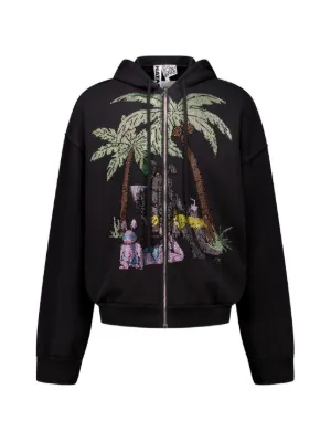 VETEMENTS グラフィックパーカー ブラック VETEMENTS グラフィック ジップパーカー | ブラック | FARFETCH JP