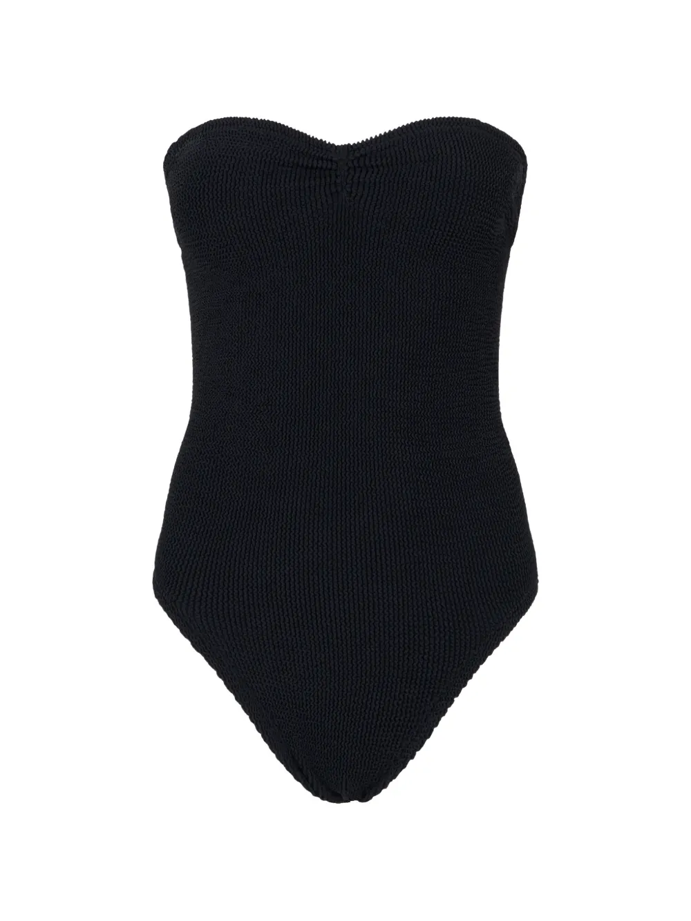 Hunza G Brooke seersucker swimsuit - Nero