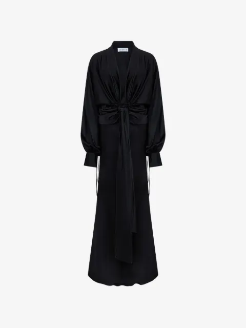 Les Filles d'Eva knotted draped dress