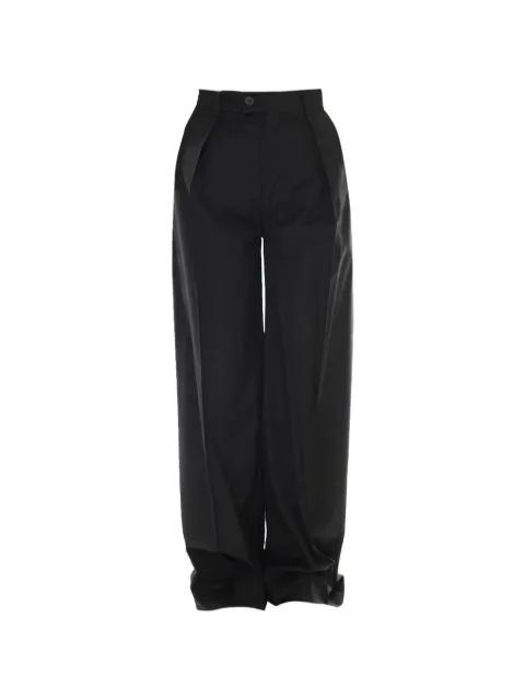 Lardini pleated wide-leg trousers