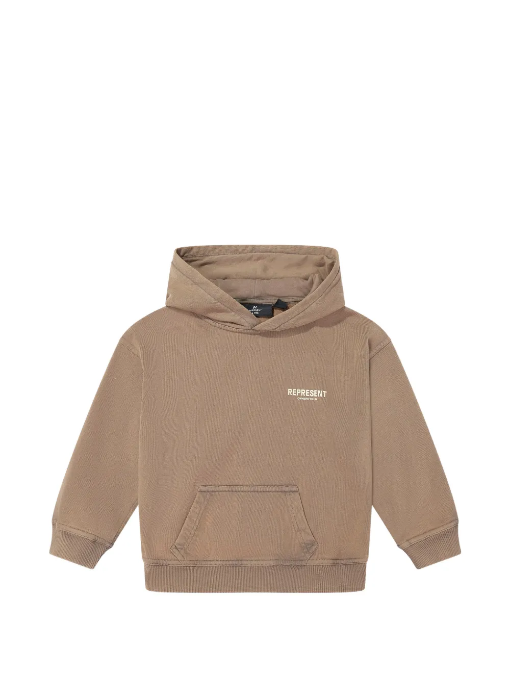 REPRESENT MINI Owners' Club logo-print hoodie - Marrone