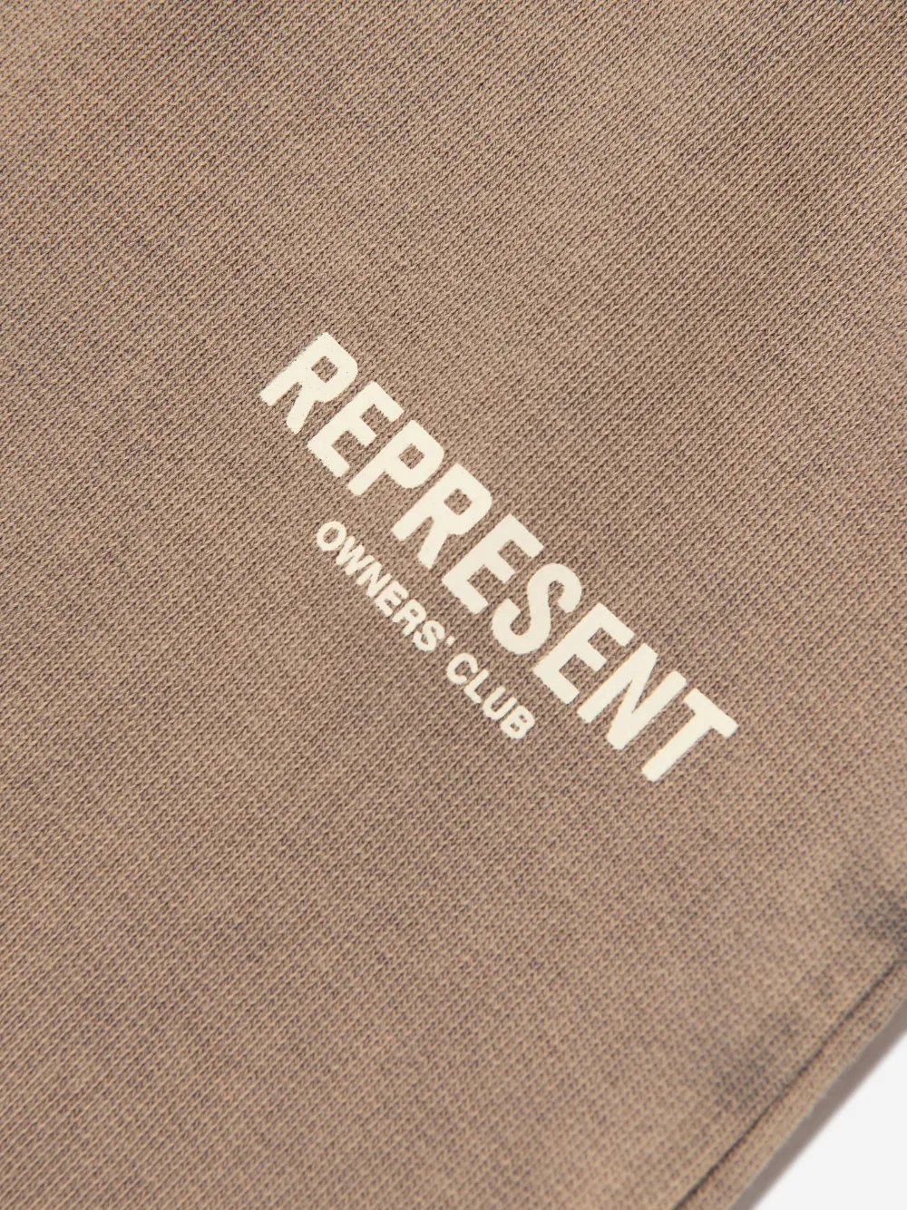 REPRESENT MINI Owners Club trainingsbroek met logo-print Bruin