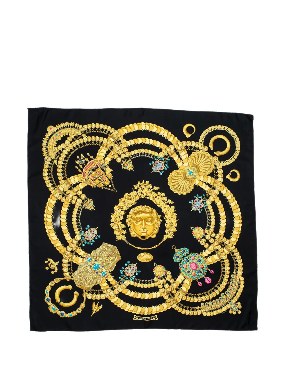 Hermès Pre-Owned Kosmima scarf - Nero