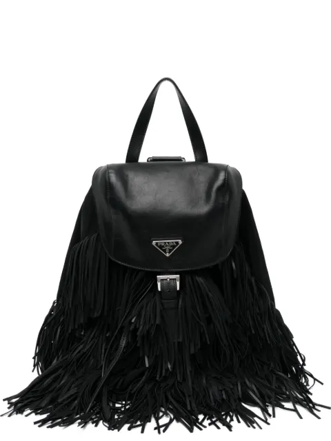 Prada Pre-Owned fringe backpack
