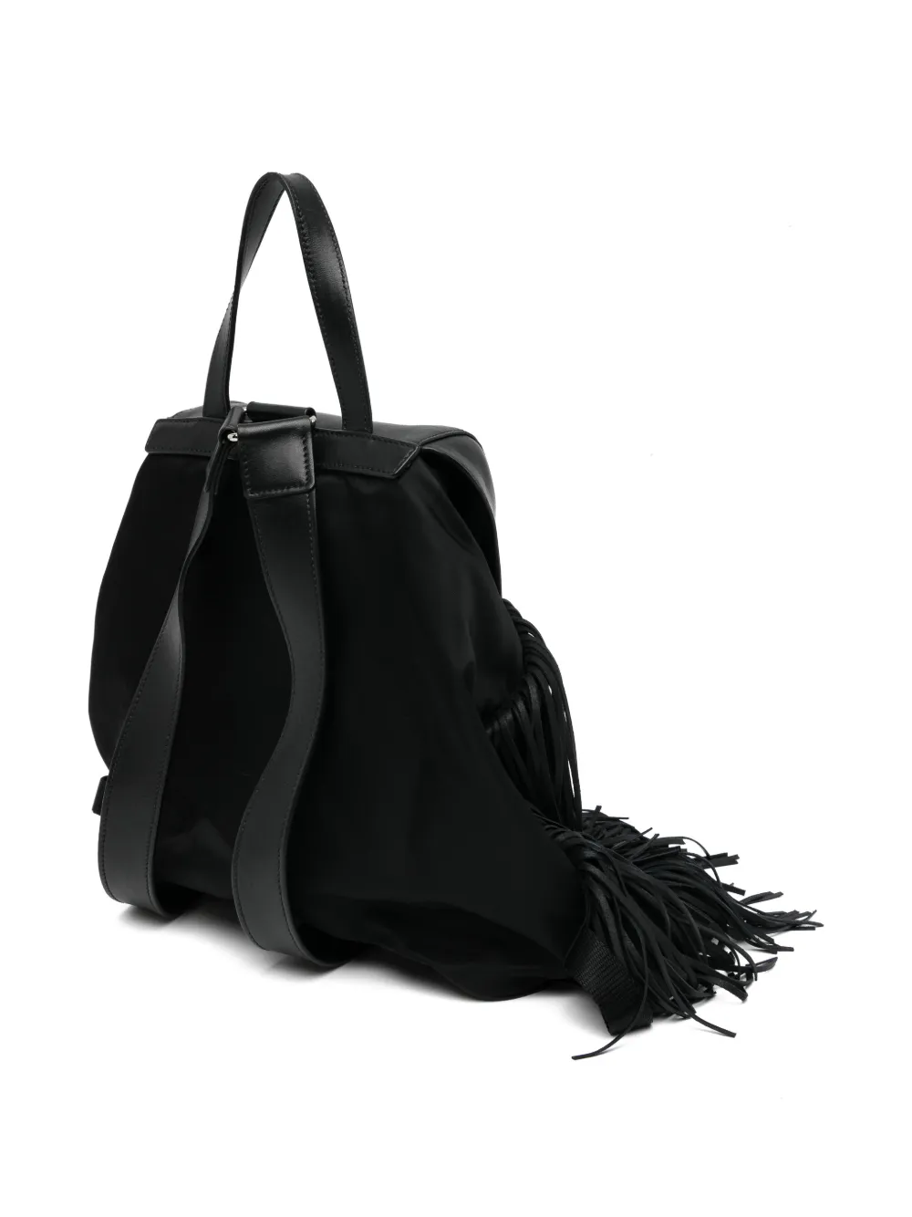 Prada Pre-owned Sac à Dos Frangé - Noir 