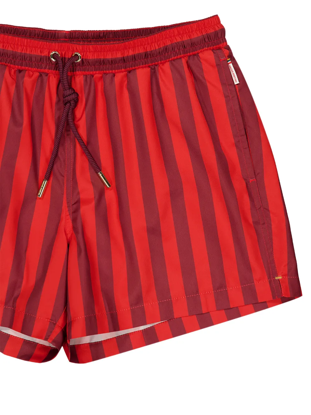 Orlebar Brown Jack gestreepte zwembroek Rood