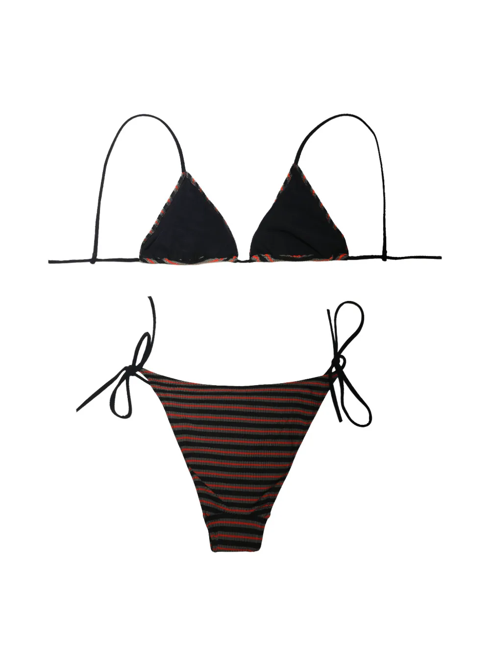 LIDO Venti gestreepte bikini Zwart
