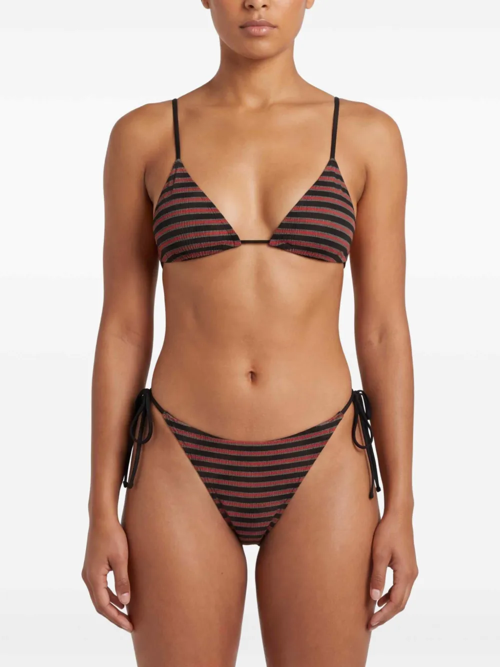 LIDO Venti gestreepte bikini Zwart