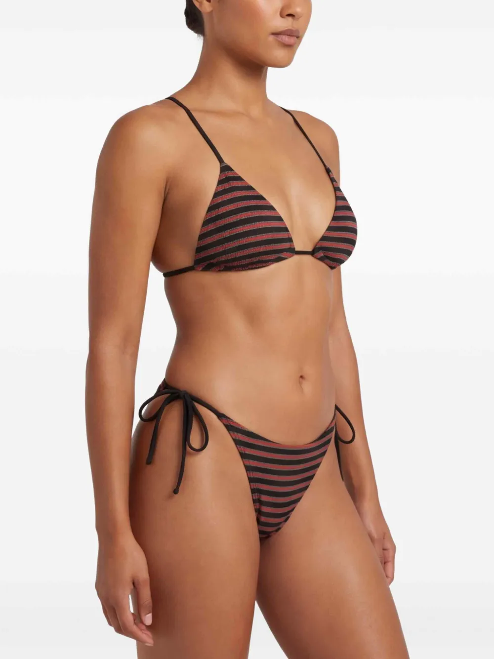 LIDO Venti gestreepte bikini Zwart