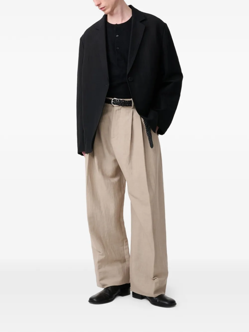 Studio Nicholson Denison blazer Zwart