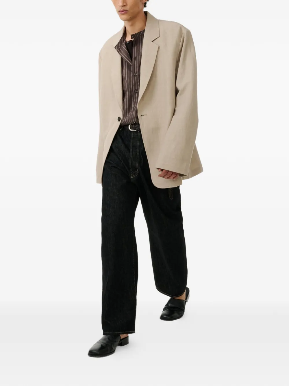 Studio Nicholson Marylebone jeans Zwart