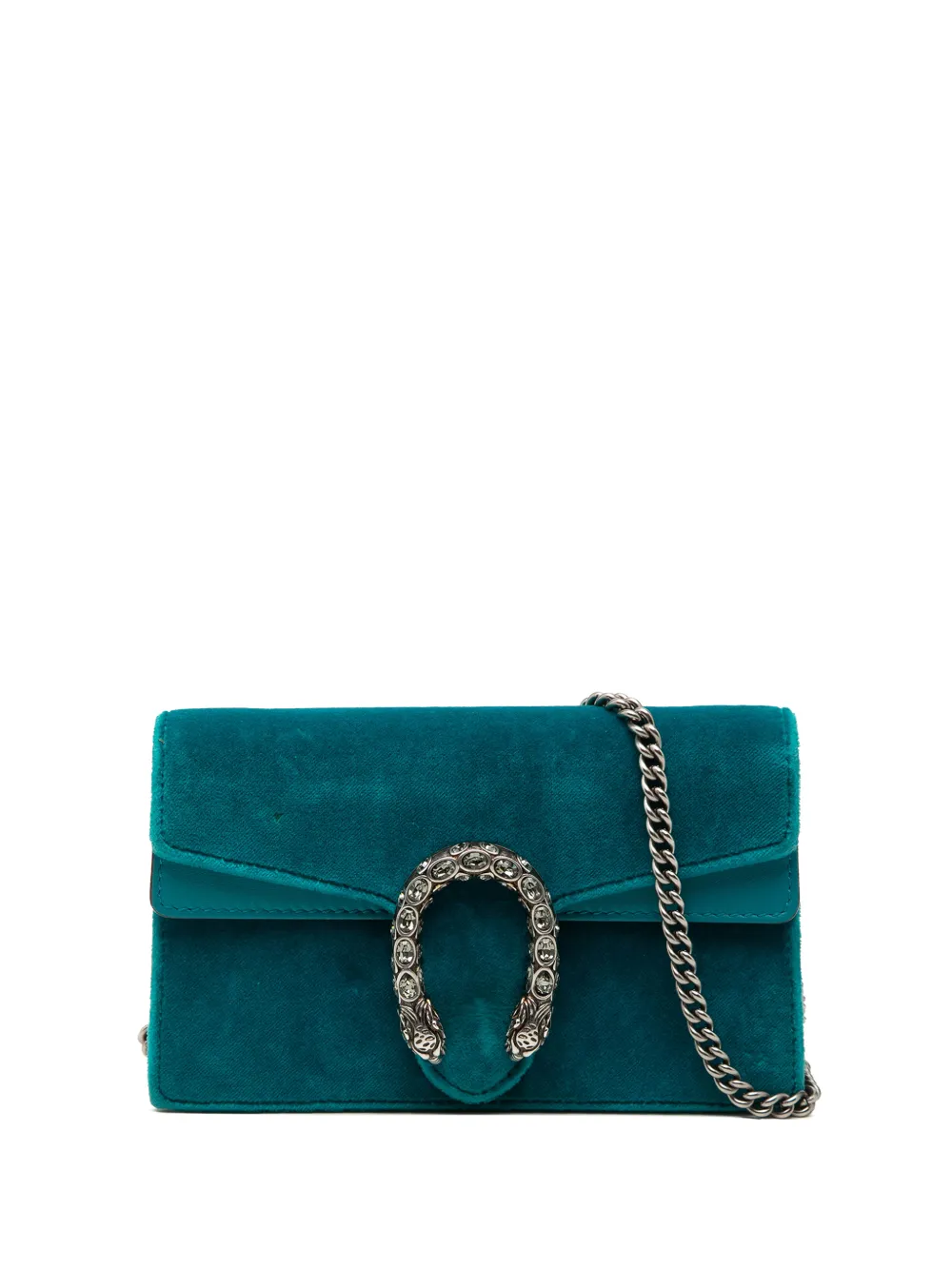 Gucci Pre-Owned 2000-2015 Mini Velvet Dionysus crossbody bag - Blu