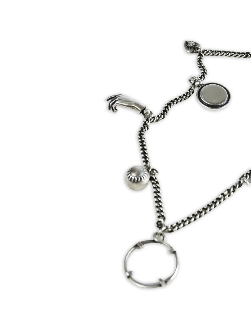  Ann Demeulemeester Cadena Nico - Plateado 
