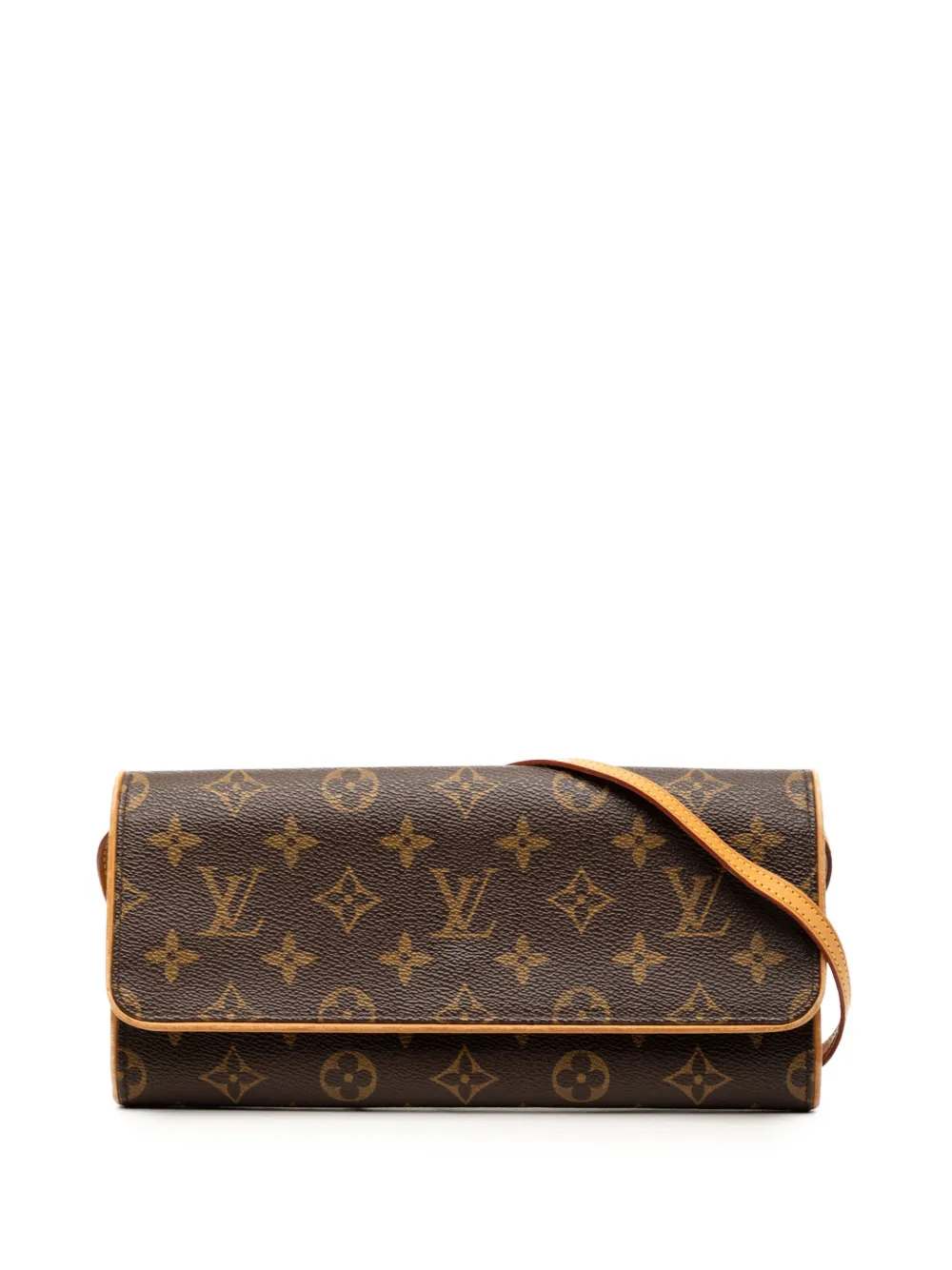 Louis Vuitton Pre-Owned 2001 Monogram Pochette Twin GM crossbody bag - Brown
