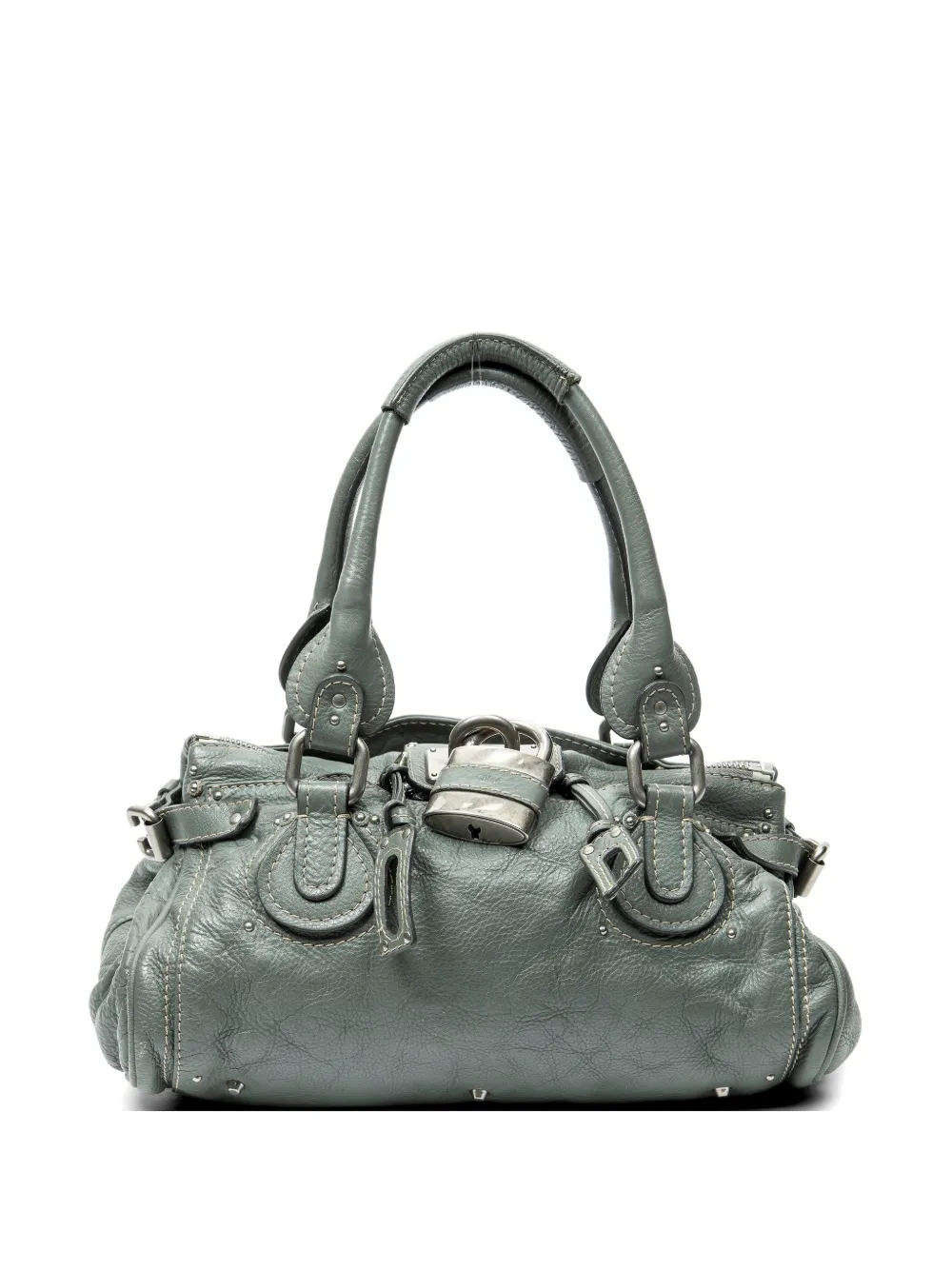 Chloé Pre-Owned Paddington leather handbag - Verde