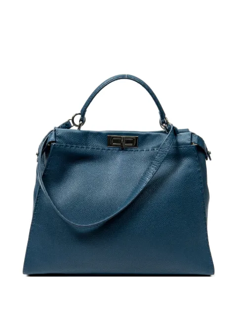 Fendi Pre-Owned large Peekaboo top-handle tote bag