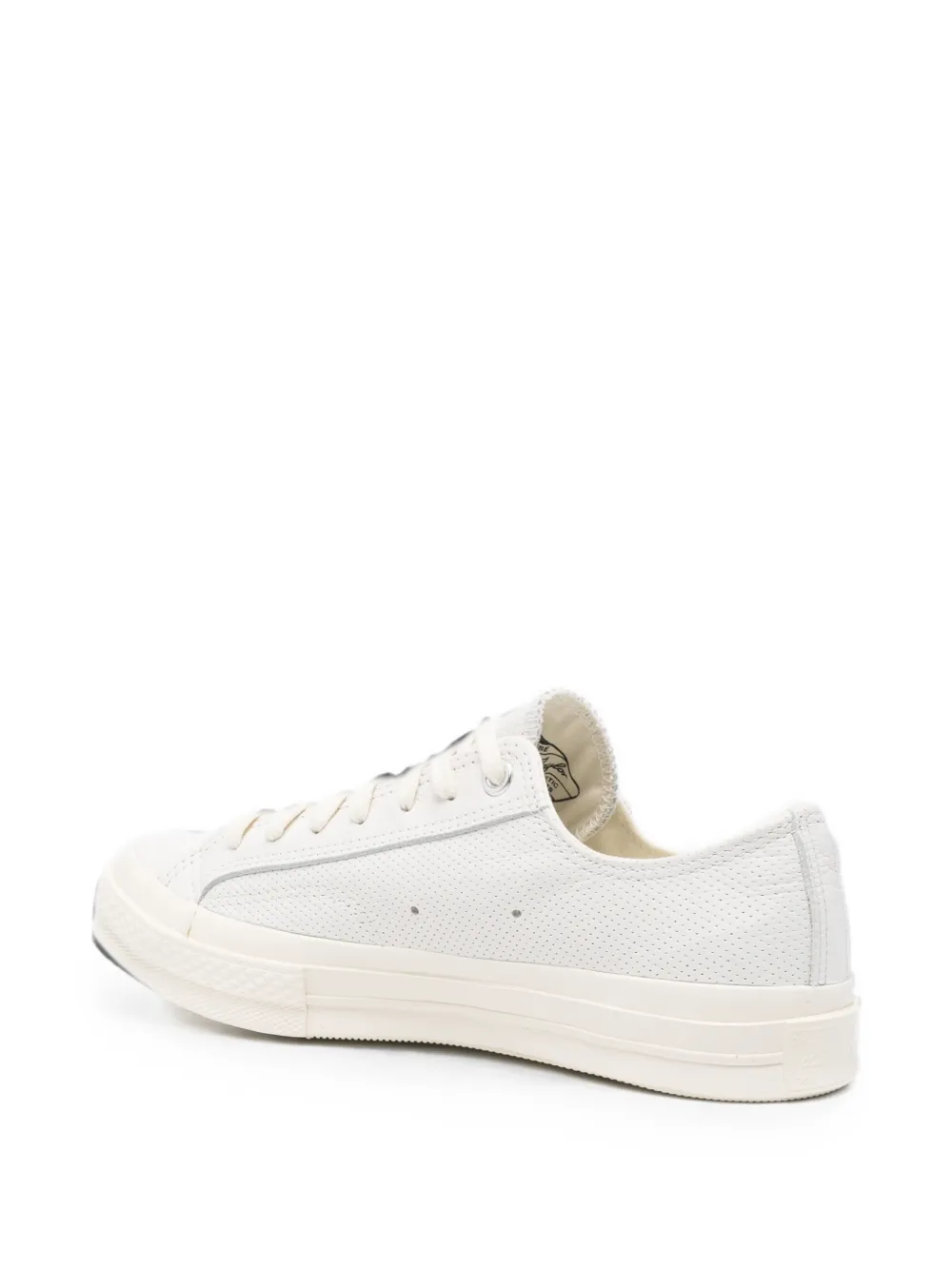 Converse perforated-leather sneakers Wit