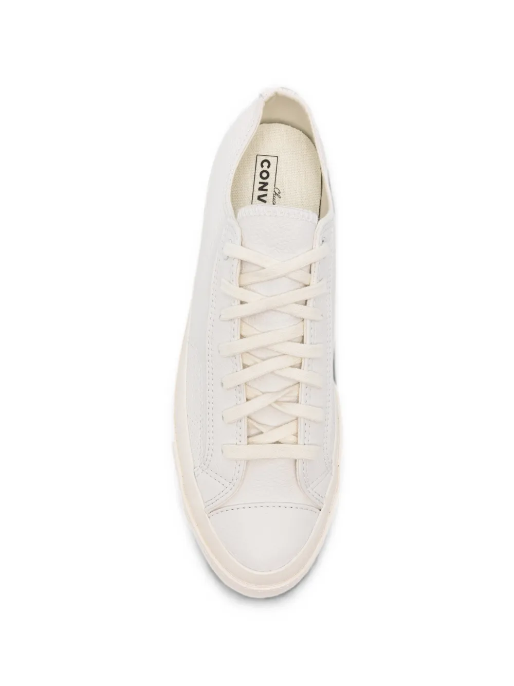 Converse perforated-leather sneakers Wit