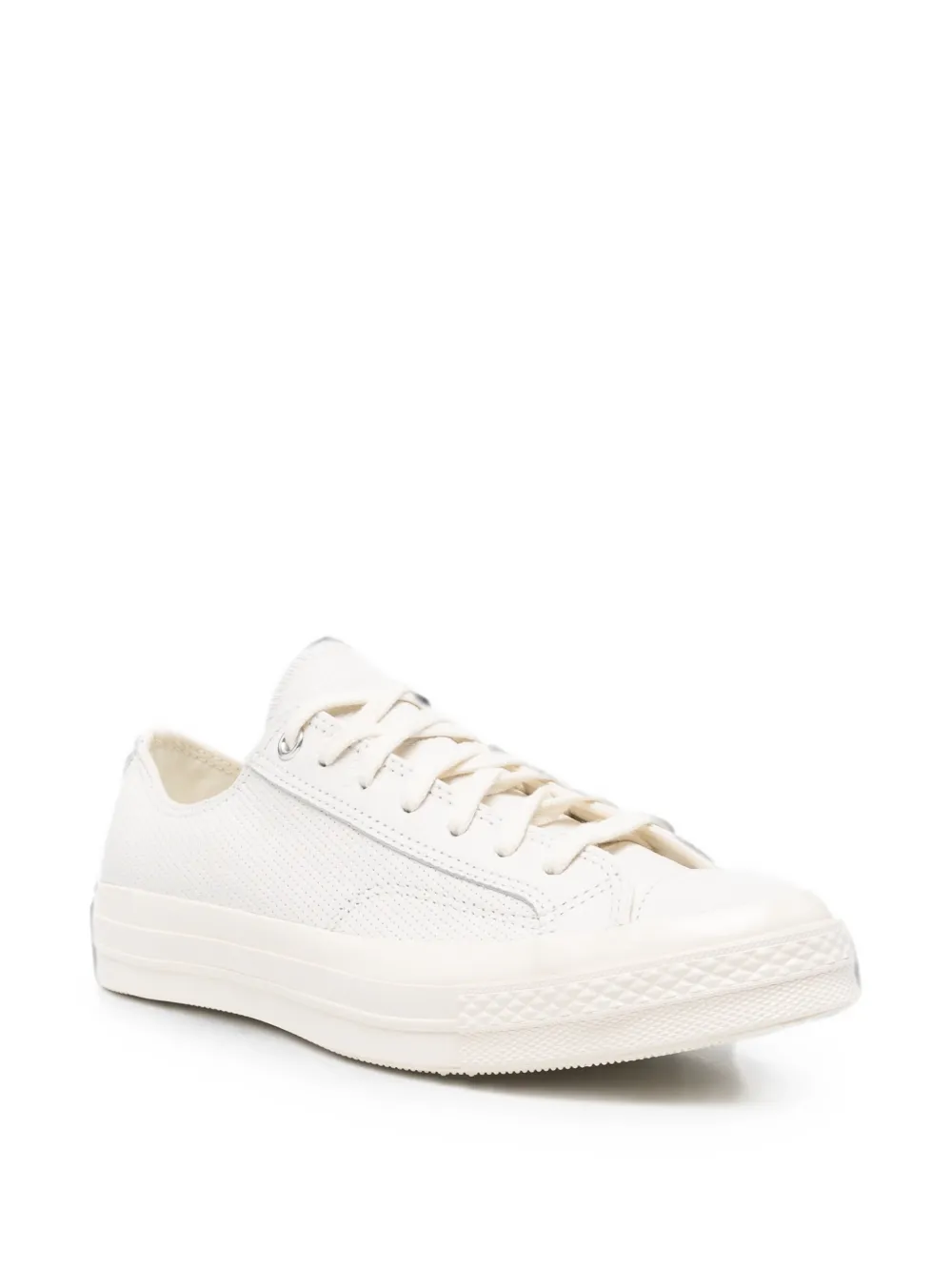 Converse perforated-leather sneakers Wit