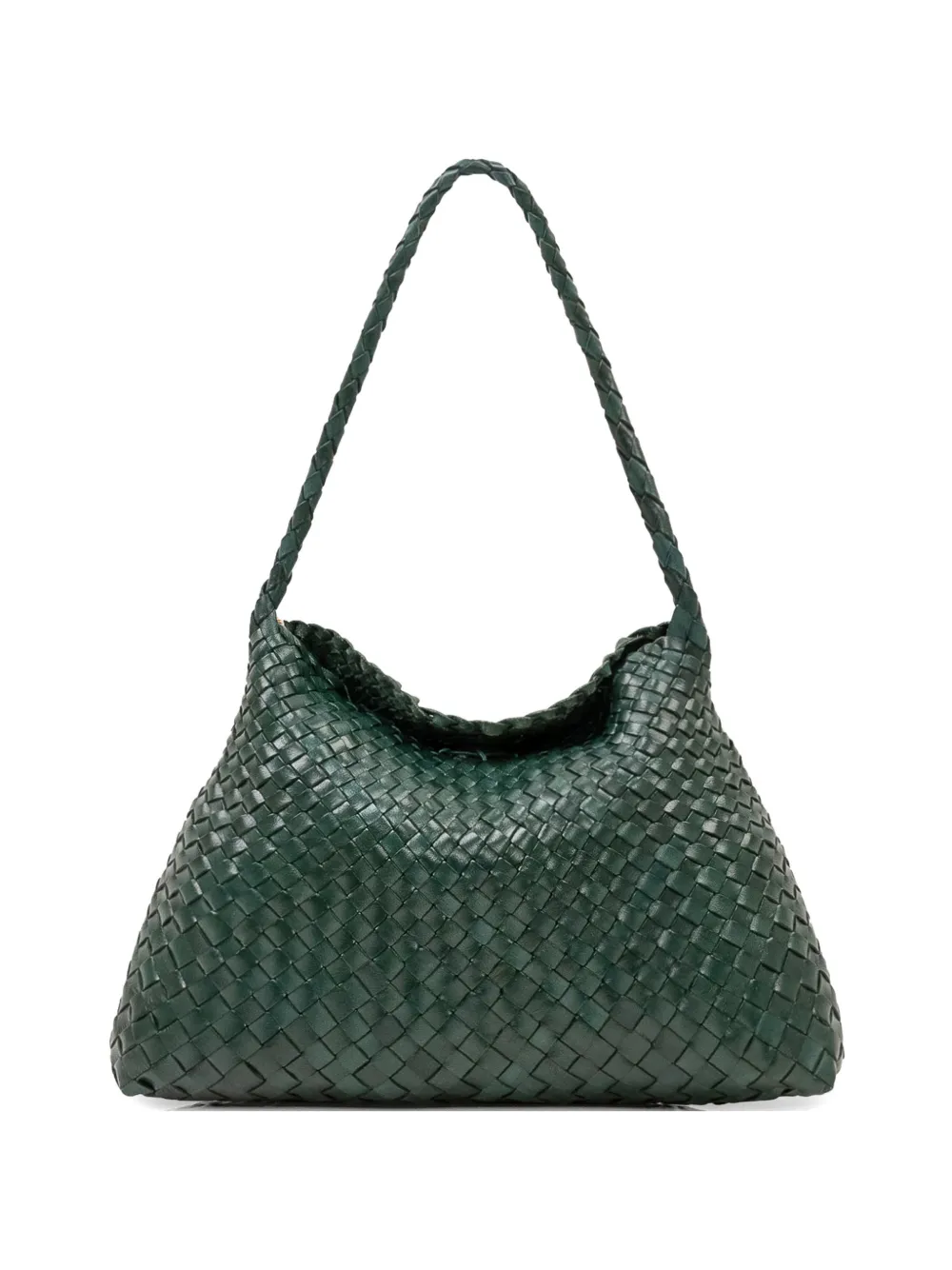 DRAGON DIFFUSION Santa Maria woven shoulder bag - Verde