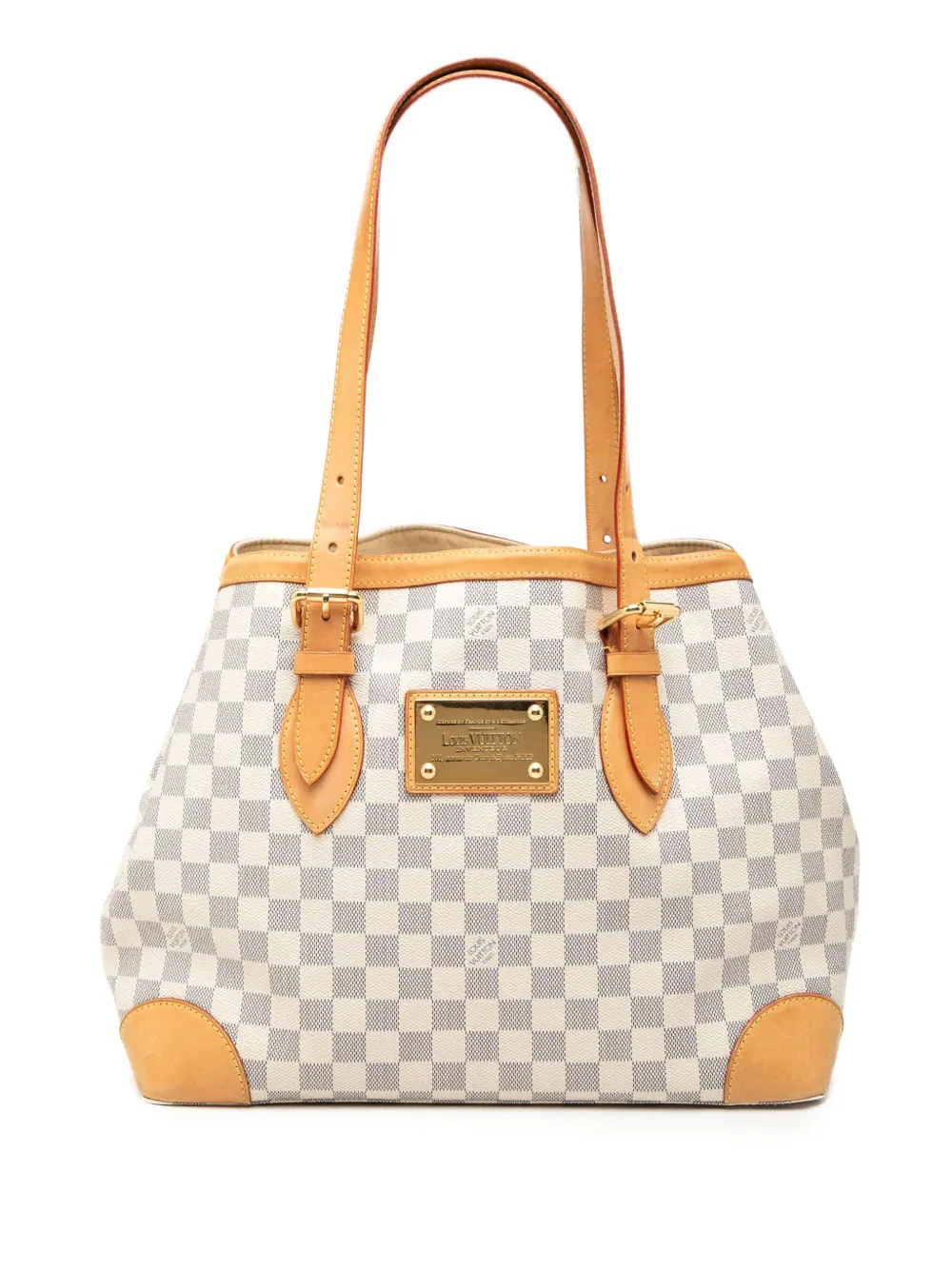 Louis Vuitton Pre-Owned 2008 Damier Azur Hampstead MM tote bag - Bianco