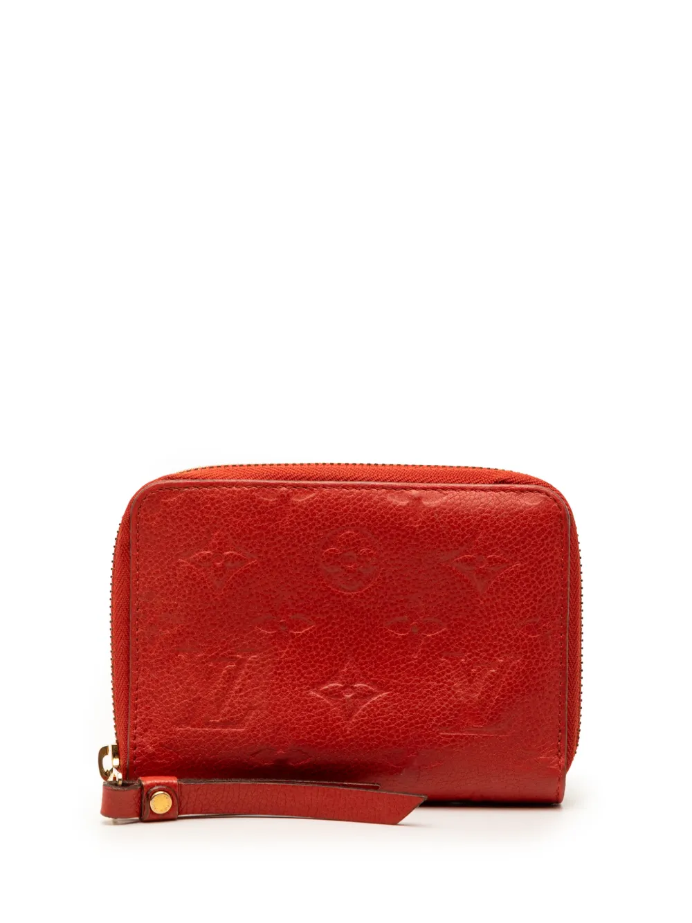 Louis Vuitton Pre-Owned 2011 Monogram Empreinte Secret Compact Wallet small wallets - Rosso