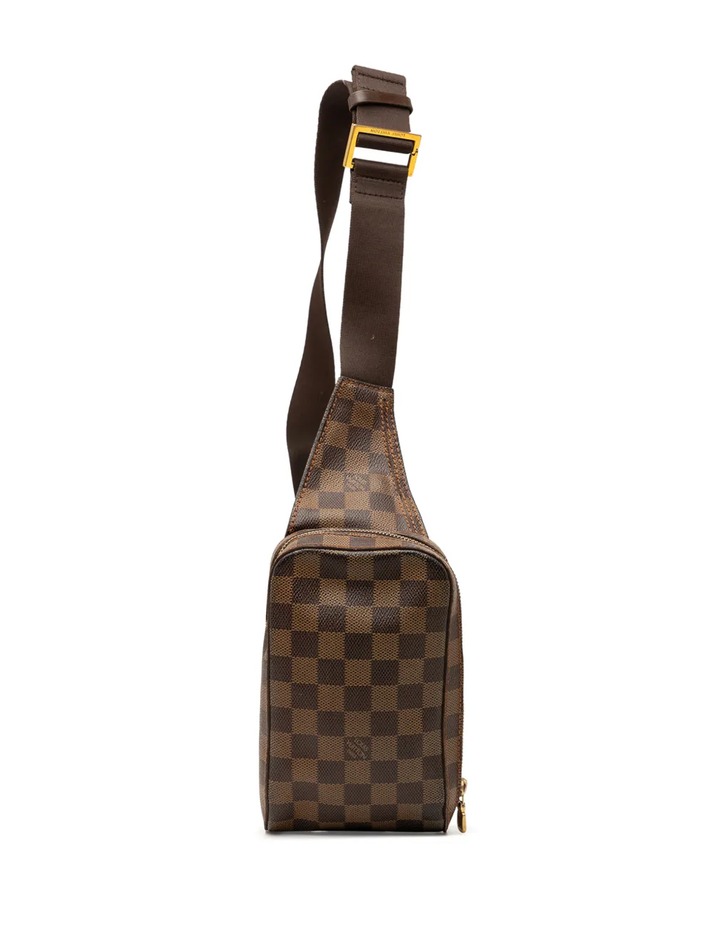Louis Vuitton Pre-Owned 2008 Damier Ebene Geronimos crossbody bag - Marrone