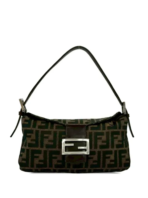 Fendi Pre-Owned bolsa de hombro de lona Zucca con solapa doble del siglo XX