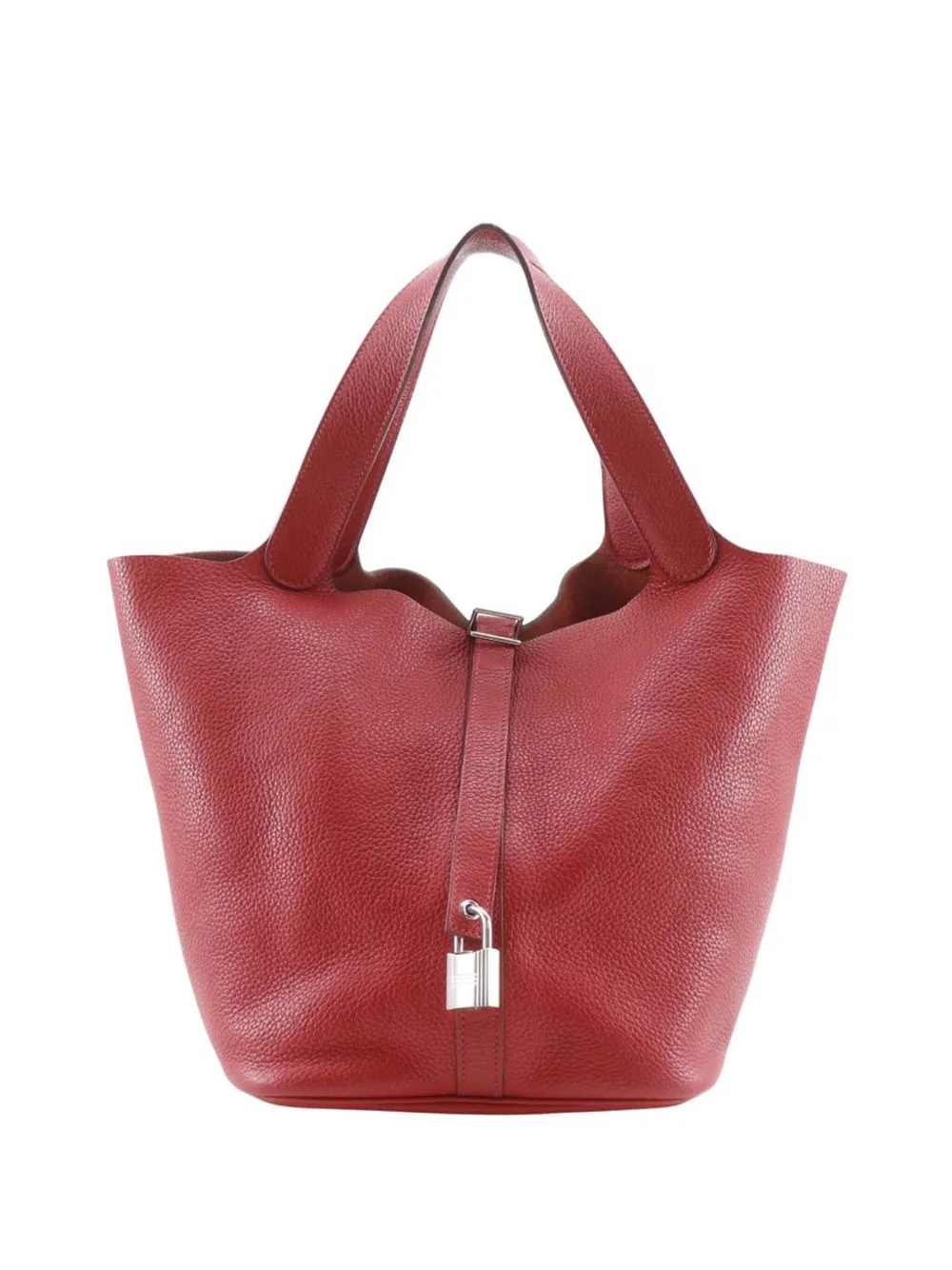 Hermès Pre-Owned 2013 Clemence Picotin Lock 26 handbag - Rosso