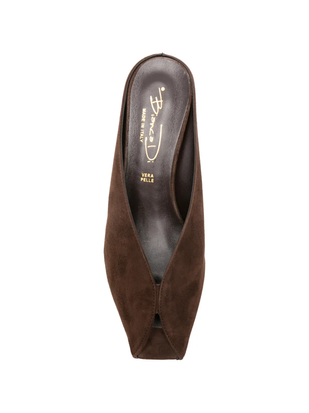 biancadi Sandalen met vierkante neus Bruin