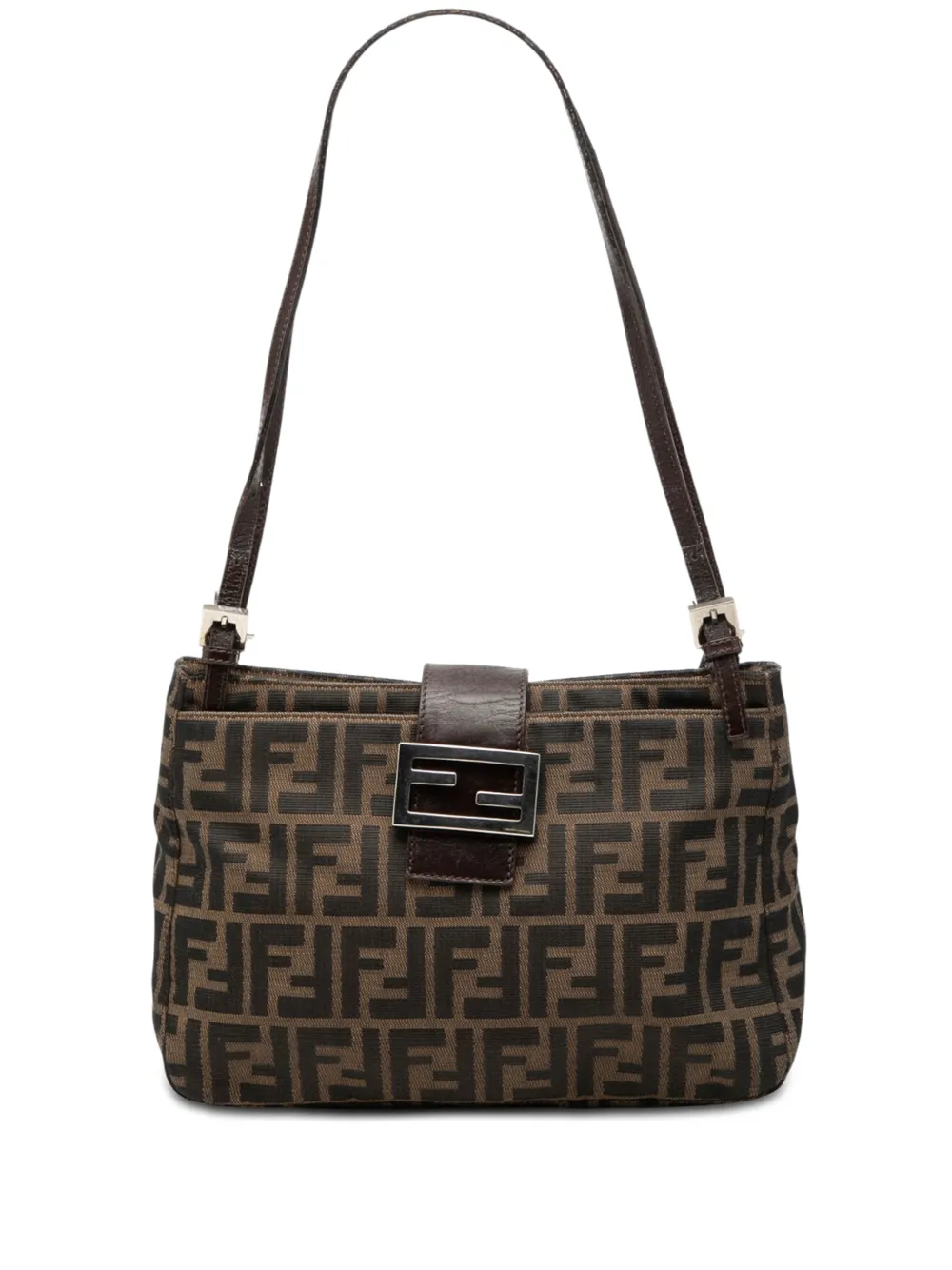 Fendi Pre-Owned 2000-2010 Zucca Canvas shoulder bag - Brown