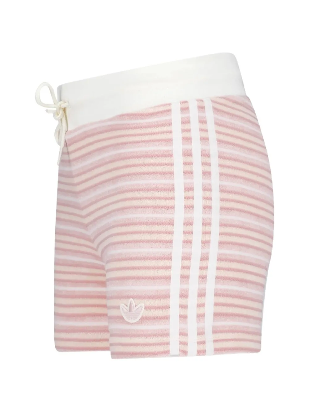 adidas Bermuda a righe con coulisse - Rosa