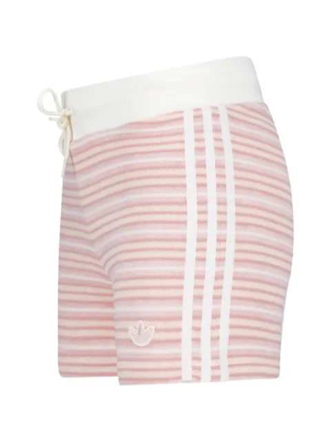 adidas striped drawstring shorts