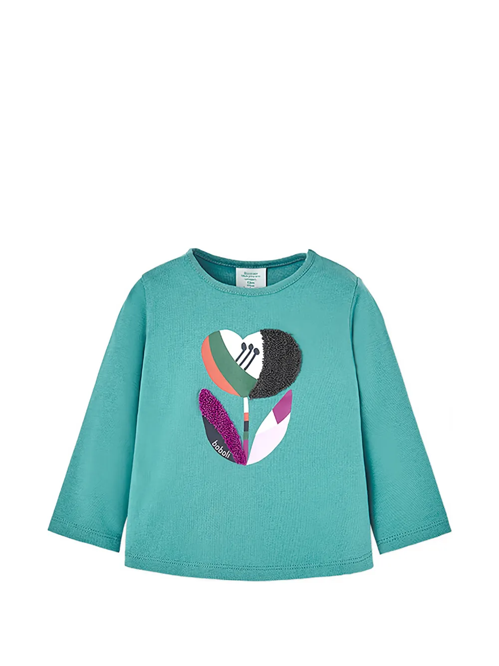 Boboli tulip-graphic T-shirt - Blue