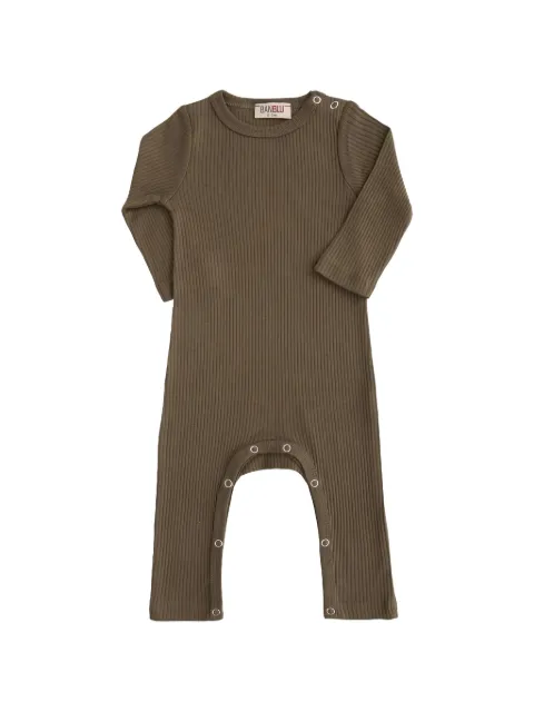 BANBLU ribbed long-sleeve romper