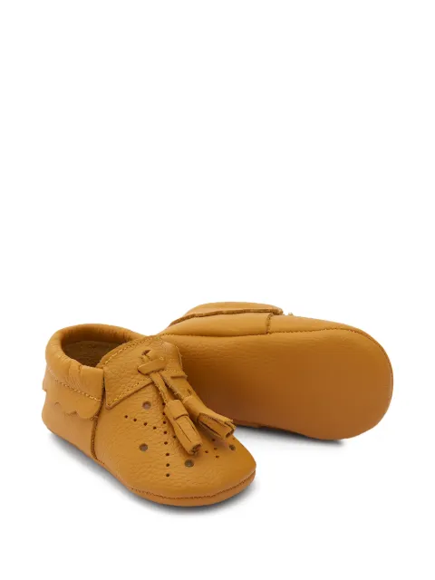 BANBLU tassel-detail perforated crib shoes