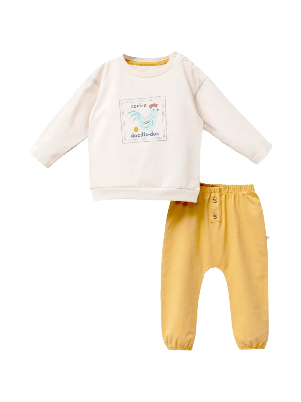 moi noi graphic-print track trousers - Neutrals