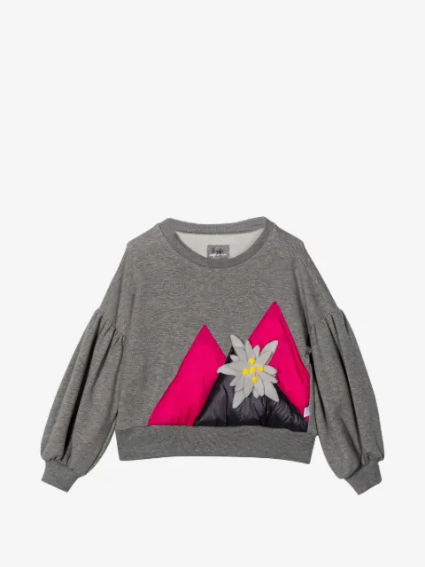 Il Gufo appliqué balloon-sleeve sweatshirt 