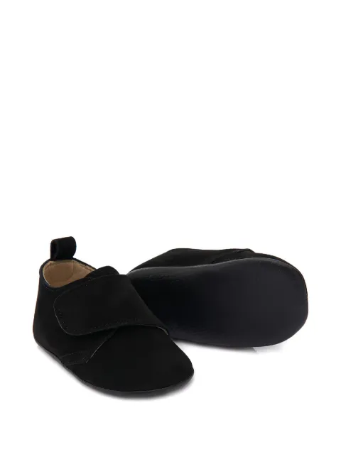 andBlue touch-strap booties