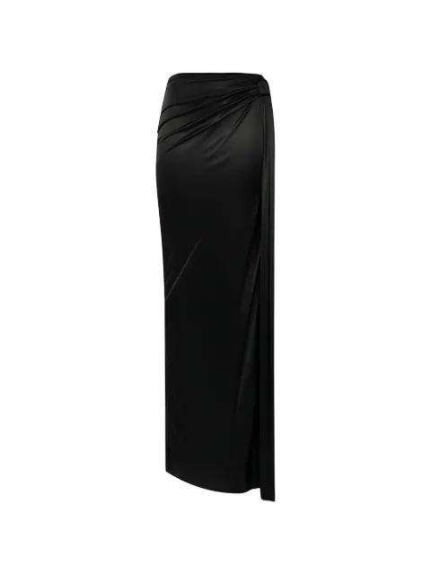 Elisabetta Franchi — draped side-slit skirt