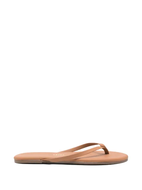 Tkees Foundations Matte leather flip-flops