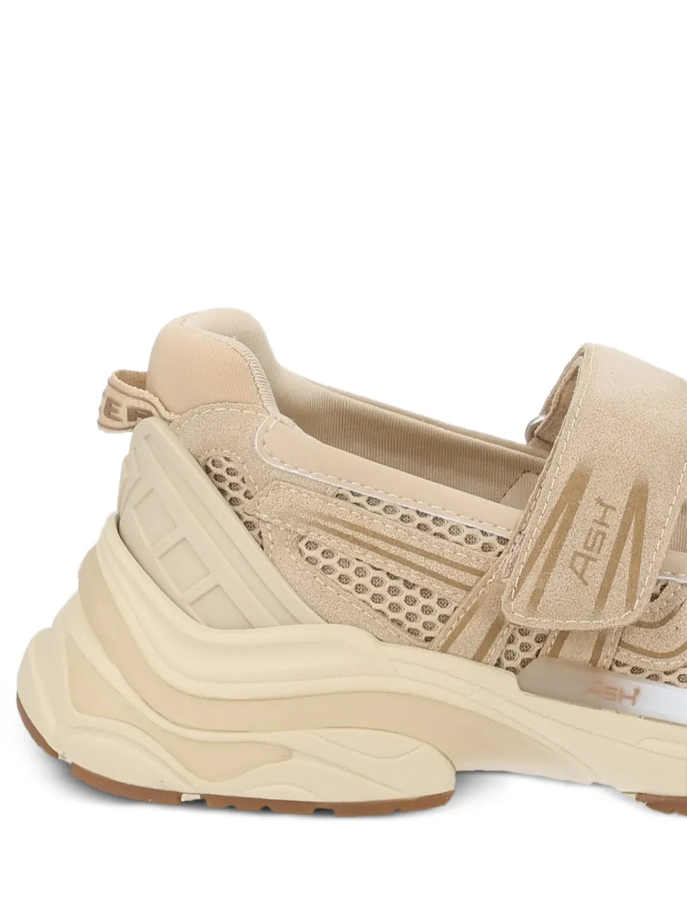Ash touch-strap mesh sneakers Beige