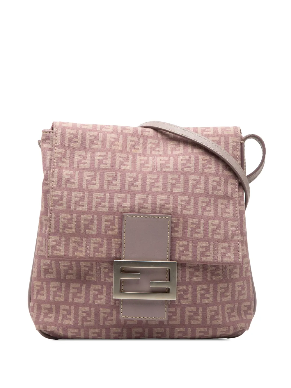 Fendi Pre-Owned 2000-2010 Zucchino Canvas crossbody bag - Purple