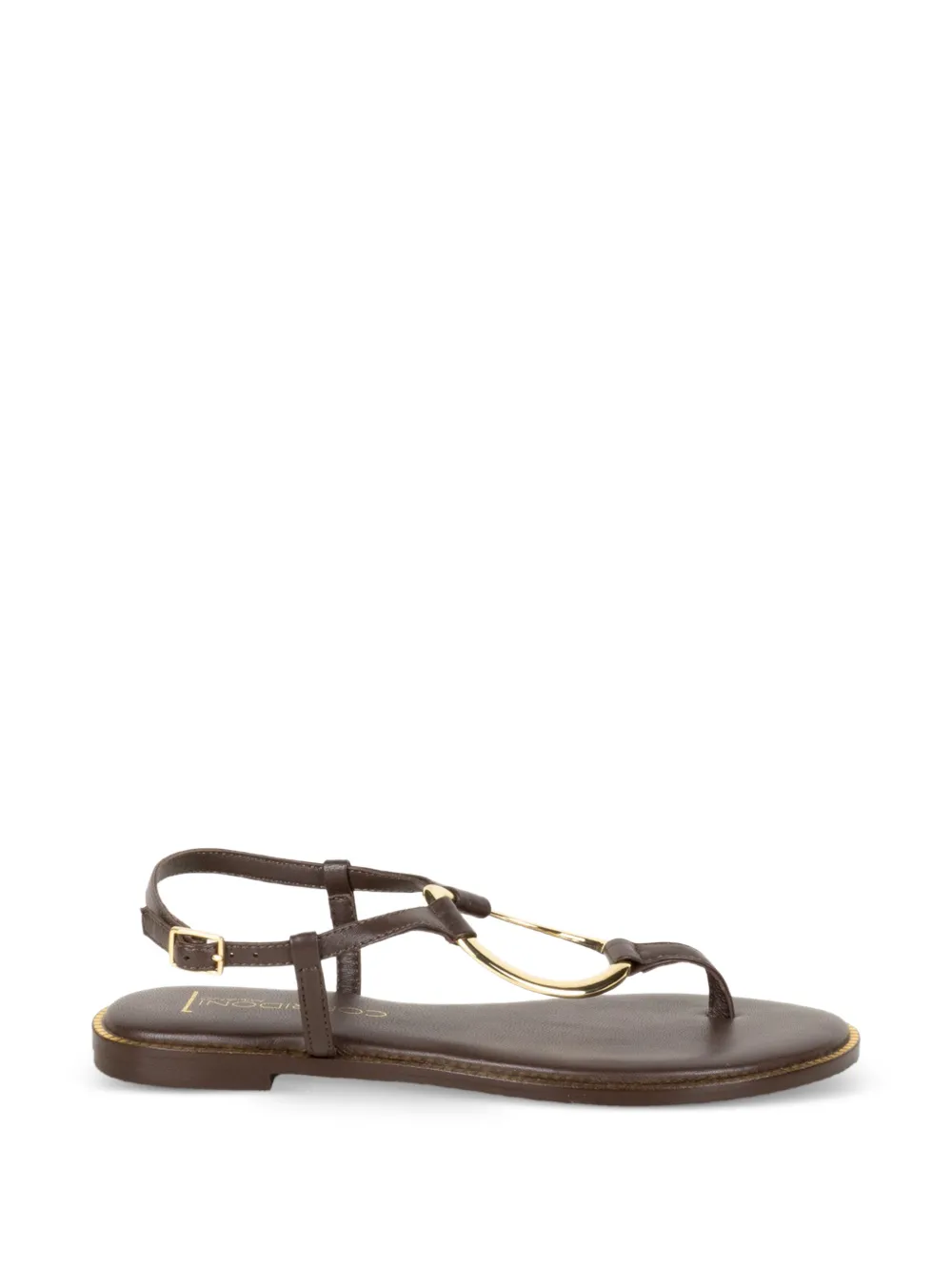 SPAZIO CORRIDONI 1 gold-tone hardware sandals